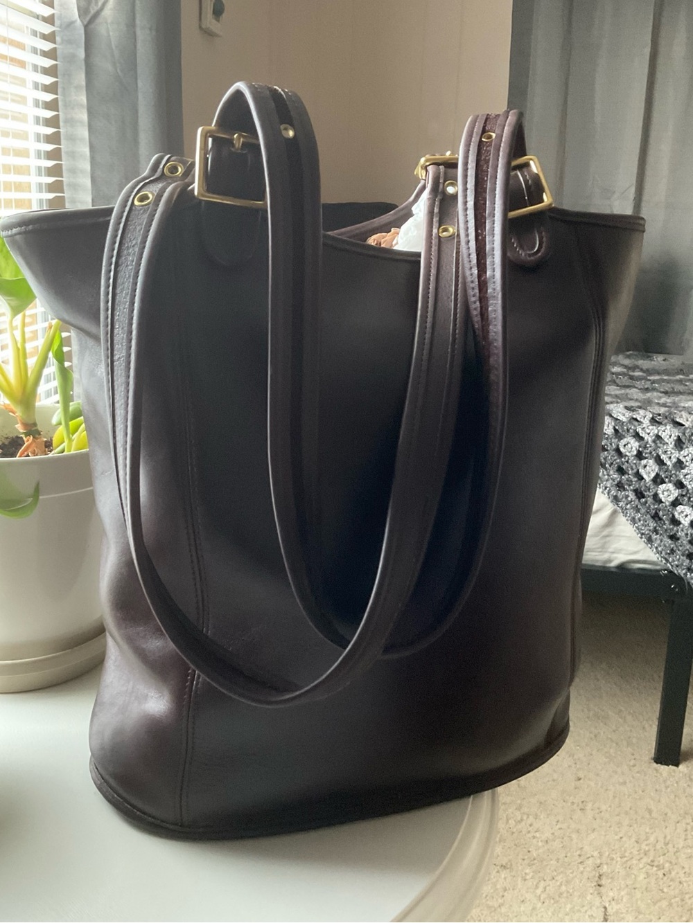 Coach Vintage 1997 Legacy Large Shopper Tote (Style 9090)